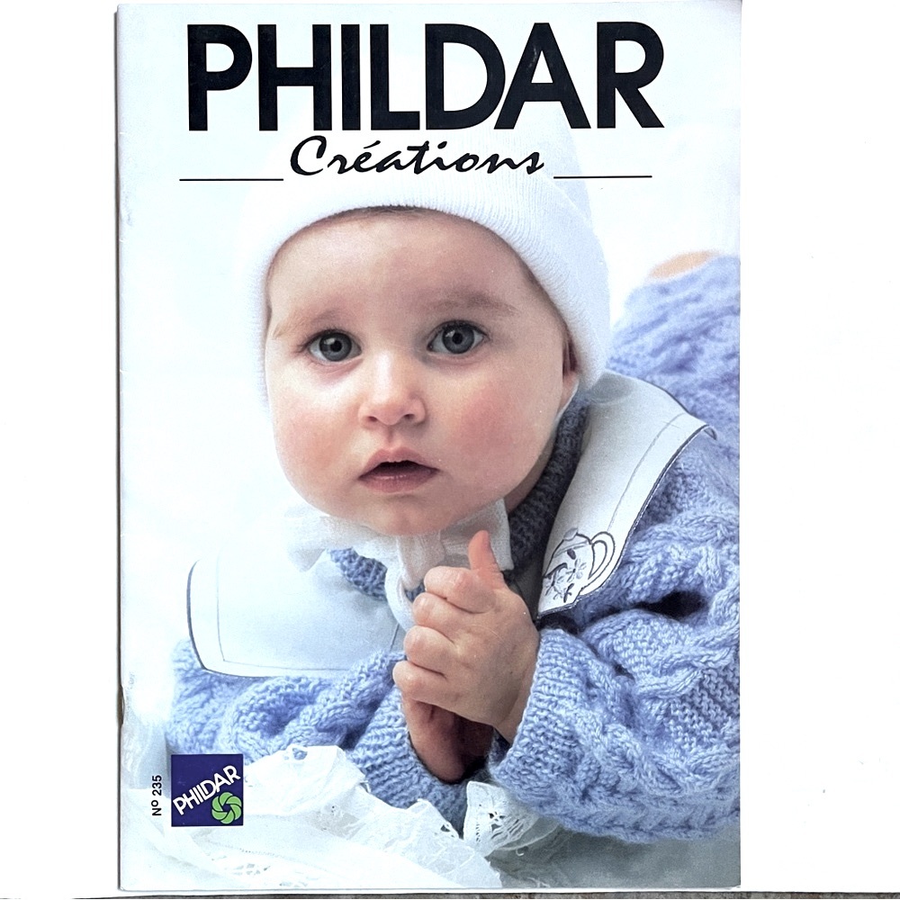 PHILDAR creations No 235 adorable designs for infants/toddlers. NWT